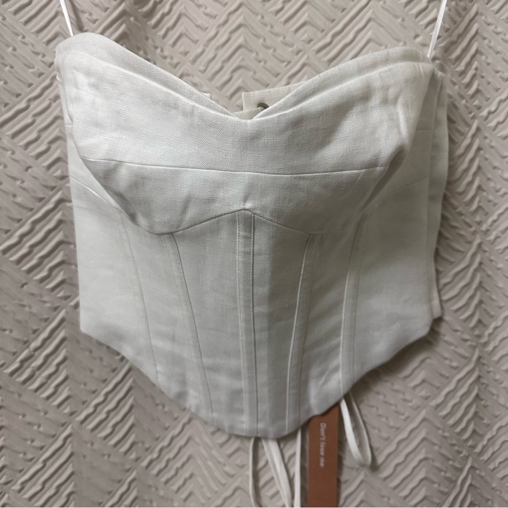 Reformation Pacie Linen Top